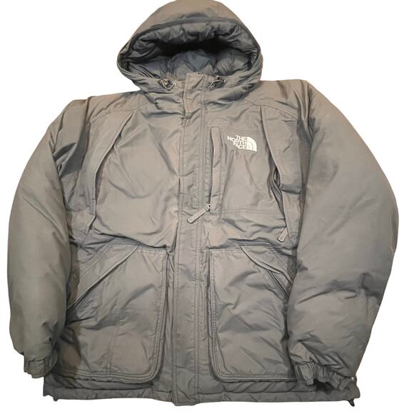 The North Face Men’s Large McMurdo Parka Gray Insulated Down Hooded Winter Coat - Picture 1 of 10